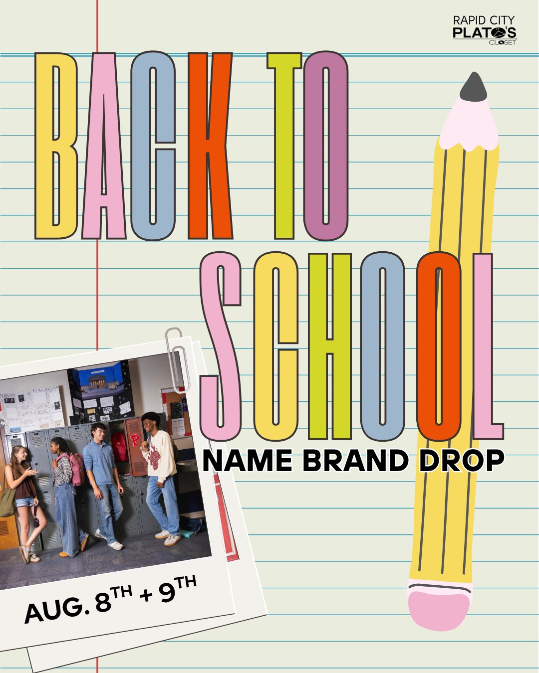 Back to School Name Brand Drop